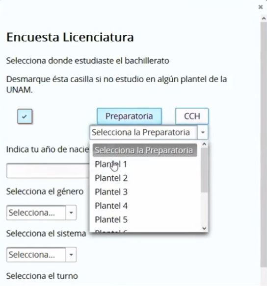 Encuesta inicial